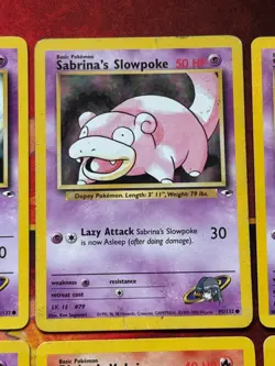 Pokemon TCG (15) Card Lot - Vintage Wotc Gym Heroes Commons/Uncommons NM-LP-MP - Image 5