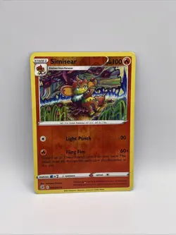 038/264 SIMISEAR REVERSE HOLO FUSION STRIKE POKEMON CARD - Image 1