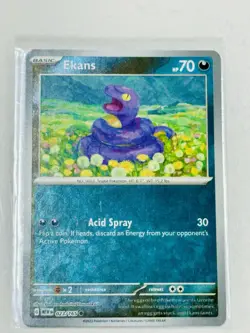 Ekans Common Reverse Holo 2023 Scarlet & Violet 151 Pokemon TCG Card 023/165 - Image 1