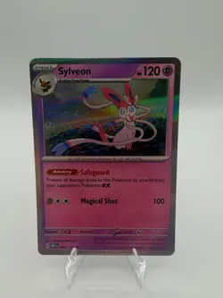 Sylveon 040/131 Holo Rare SV: Prismatic Evolutions Pokemon Reverse Holo NM - Image 1