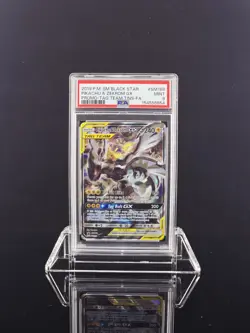 2019 POKEMON SM BLACK STAR PROMO #SM168 FULL ART/PIKACHU & ZEKROM GX PSA 9 - Image 1