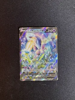 Galarian Rapidash V 168/198 Chilling Reign Full Art Holo Ultra Rare 2021 - Image 1