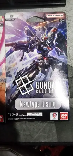 10x Newtype Rising Gundam TCG Card Game Blister Pack Boosters GD01 NEW SEALED - Image 2