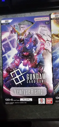 10x Newtype Rising Gundam TCG Card Game Blister Pack Boosters GD01 NEW SEALED - Image 5
