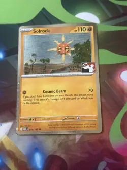 Pokemon TCG Solrock 075/132 Stamped Prize Pack Cosmo Holo NM - Image 1
