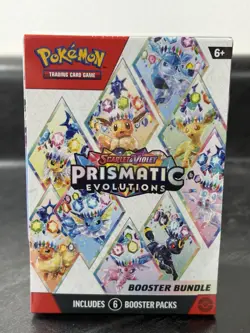 Pokemon TCG Prismatic Evolutions Booster Bundle - New Factory Sealed (x6 Packs) - Image 1
