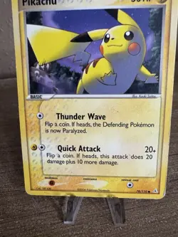 Pikachu 78/110 2006 Holon Phantoms Pokemon Card Non Halo - Image 2