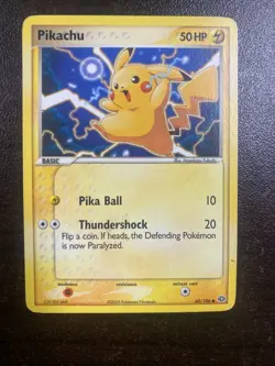 Pokemon TCG Pikachu 60/106 Emerald Lightly Played LP - Image 1