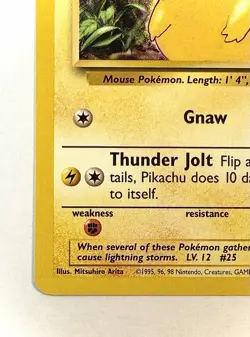 Pikachu - 58/102 - WOTC Base Set Pokemon Card - NM - Image 2