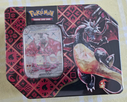 Pokemon Scarlet & Violet Paldean Fates Charizard ex Tin NEW SEALED - Image 1