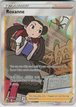 Pokemon Roxanne Ultra Rare Crown Zenith: Galarian Gallery GG66/GG70 NM - Image 1