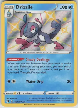 Pokemon Drizzile Shiny Holo Rare Shining Fates: Shiny Vault SV026/SV122 NM - Image 1