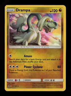 Drampa 97/145 Holo Rare SM - Guardians Rising Pokemon Card - Image 1