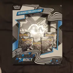 Sealed Pokemon TCG Black Bolt Binder Collection new - Image 1