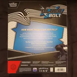 Sealed Pokemon TCG Black Bolt Binder Collection new - Image 2