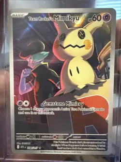 Team Rockets Mimikyu 238/217 Ascended Heroes Illustration Rare Pokemon TCG NM - Image 1