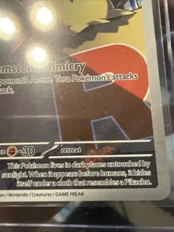 Team Rockets Mimikyu 238/217 Ascended Heroes Illustration Rare Pokemon TCG NM - Image 3