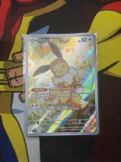 Pokemon Eevee Scarlet & Violet Promo 173 Full Art Holofoil NM - Image 1