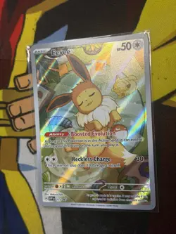 Pokemon Eevee Scarlet & Violet Promo 173 Full Art Holofoil NM - Image 2