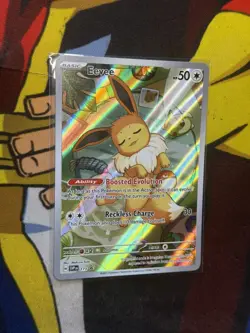 Pokemon Eevee Scarlet & Violet Promo 173 Full Art Holofoil NM - Image 3
