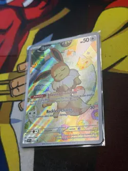 Pokemon Eevee Scarlet & Violet Promo 173 Full Art Holofoil NM - Image 5