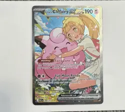 Lillie’s Clefairy ex 280/217 SECRET SIR Pokemon Ascended Heroes IN HAND - Image 1