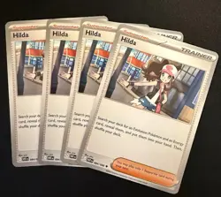 4x Hilda 084/086 Uncommon - White Flare Pokemon TCG Playset NM - Image 1