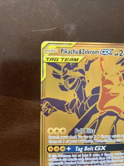 Pokemon TCG Pikachu & Zekrom GX SM248 Holo Promo Card - Image 4