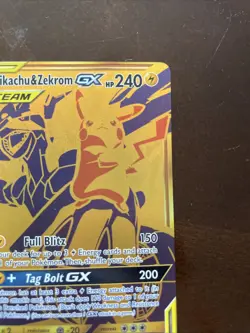 Pokemon TCG Pikachu & Zekrom GX SM248 Holo Promo Card - Image 5