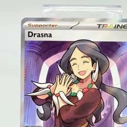 Pokemon Card TCG Drasna 231/191 Ultra Rare Full Art Trainer Surging Sparks NM - Image 2