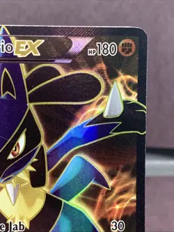 Pokemon TCG Lucario EX 107/111 XY - Furious Fists Full Art Holo Rare - Image 3