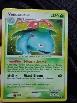 Pokemon TCG Venusaur LV. 51 Holo Card 20/132 Secret Wonders 2007 - Image 1