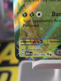 Venusaur EX 3/165 Pokemon TCG Scarlet & Violet 151 Double Rare NM - Image 2