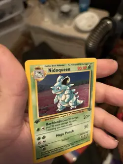 The Pokemon Company Jungle English Nidoqueen 7/64 90 HP Holo Rare 1st Edition - Image 4