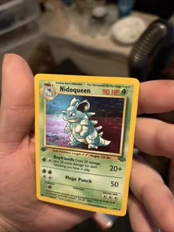 The Pokemon Company Jungle English Nidoqueen 7/64 90 HP Holo Rare 1st Edition - Image 5