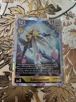 Digimon Card Game Sakuyamon EX2-024 SR - Image 1