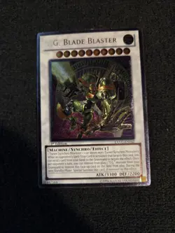 T.G. Blade Blaster EXVC-EN042 Ultimate Rare 1st Edition Lightly Played Yu-Gi-Oh! - Image 1
