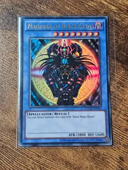 YGLD-ENC01 MAGICIAN OF BLACK CHAOS ULTRA RARE (NM+) YuGiOh - Image 1
