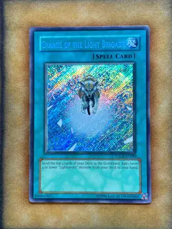 Yugioh Charge of the Light Brigade TDGS-EN089 Secret Rare NM - Image 1