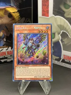 YUGIOH GEM-KNIGHT NEPYRIM BLMM-EN021 SECRET 1ST EDITION - NM - Image 1