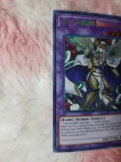 Yu-gi-oh! Gem-Knight Seraphinite SHVA-EN048 1st Edition Secret Rare Card - Image 2