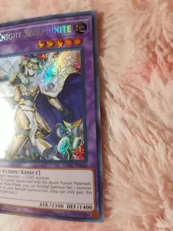 Yu-gi-oh! Gem-Knight Seraphinite SHVA-EN048 1st Edition Secret Rare Card - Image 3