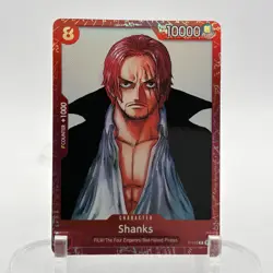 One Piece Shanks P-016 PR Foil - Premium Card FILM RED Edition NM ENGLISH - Image 1