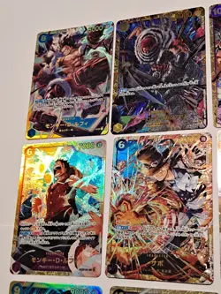 One Piece SEC Cards Reprints Lot NM Japanese - Image 2