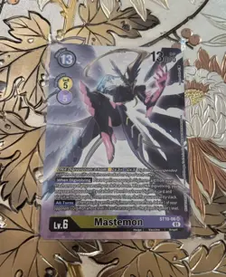Digimon Card Game Mastemon ST10-06 SR Box Topper Digital Hazard Alt Art Promo - Image 1