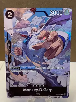 One Piece Monkey .D. Garp Sr Op02-115 Paramount War English Foil Cgc Card Game - Image 1