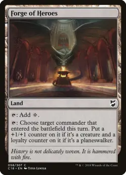 Forge of Heroes Commander 2018 HEAVILY PLD Land Common MAGIC MTG CARD ABUGames - Image 1