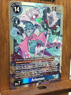 Digimon Card Game Ariemon BT22-028 SR Cyber Eden - Image 2
