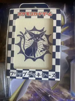 2019 Pokemon Card Game Umbreon & Espeon Flip Deck Case Leather Deck Box Sun&Moon - Image 3