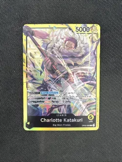 One Piece Card Game TCG Charlotte Katakuri Leader ST-20 - Image 1